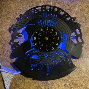 🔴 LED Barbershop Record Clock